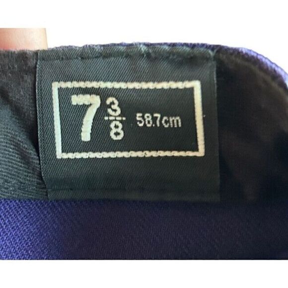 Houston Astros 7 3/8 New Era 59Fifty‎ fitted purple All Over MLB Baseball - Picture 6 of 6